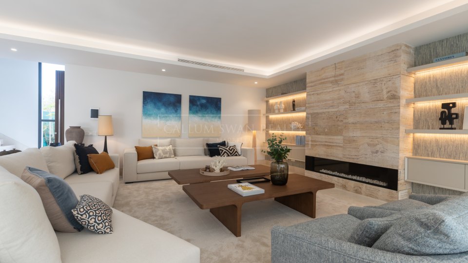 Marbella Golden Mile, Maison de luxe contemporaine à vendre à Lomas del Virrey, Golden Mile