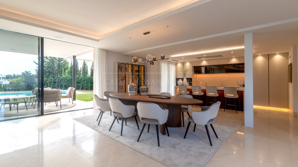 Marbella Golden Mile, Maison de luxe contemporaine à vendre à Lomas del Virrey, Golden Mile