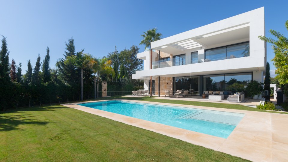 Marbella Golden Mile, Maison de luxe contemporaine à vendre à Lomas del Virrey, Golden Mile