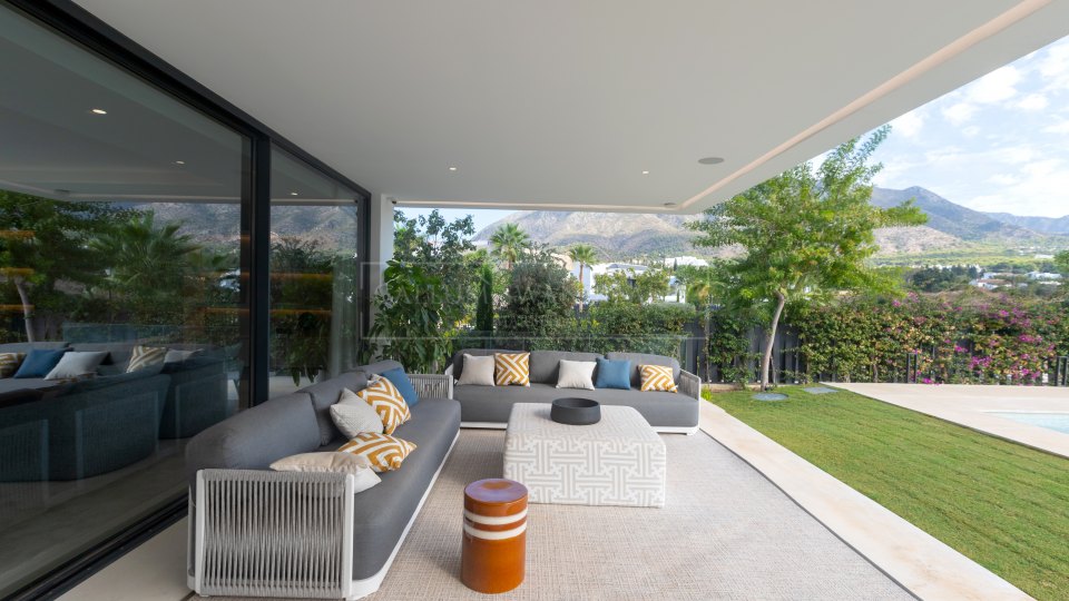 Marbella Golden Mile, Maison de luxe contemporaine à vendre à Lomas del Virrey, Golden Mile