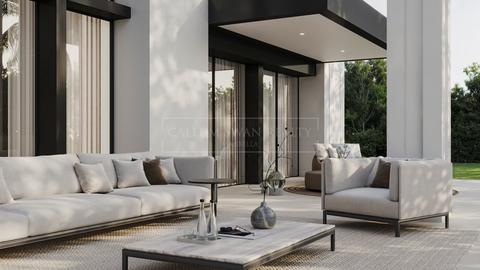 Marbella Golden Mile, Villa de luxe neuve à Nagüeles