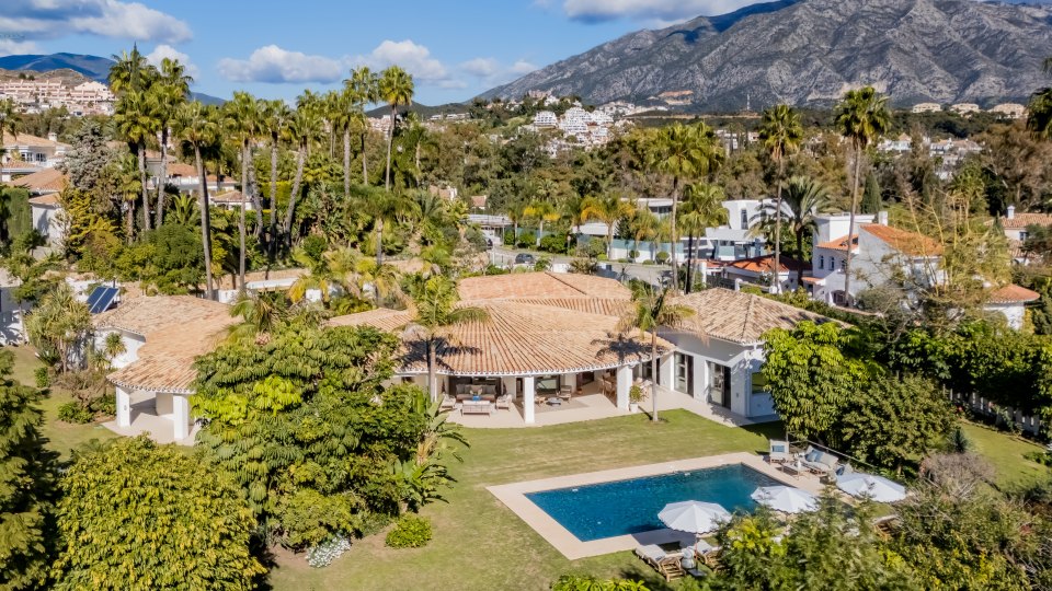 Nueva Andalucia, Elegante villa lujo de una sola planta en La Cerquilla