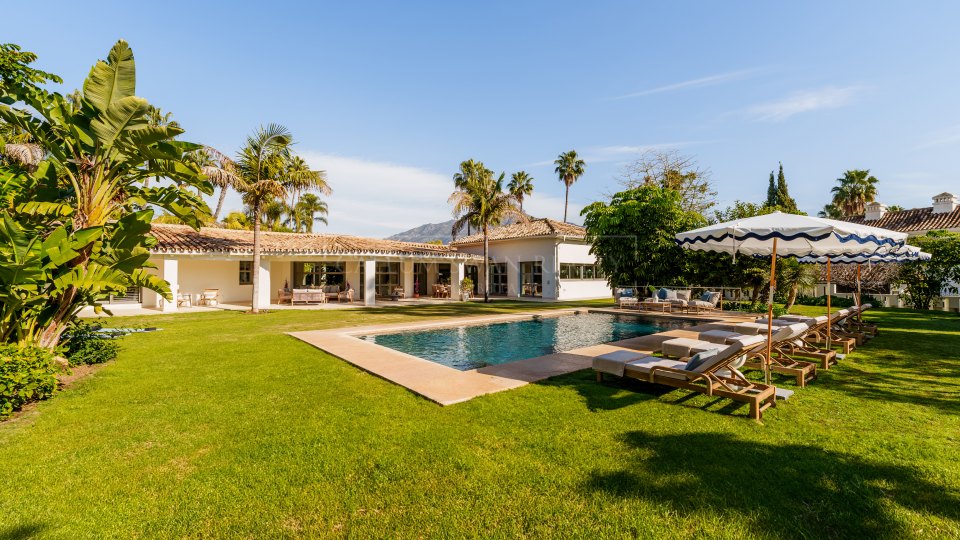 Nueva Andalucia, Elegante villa lujo de una sola planta en La Cerquilla