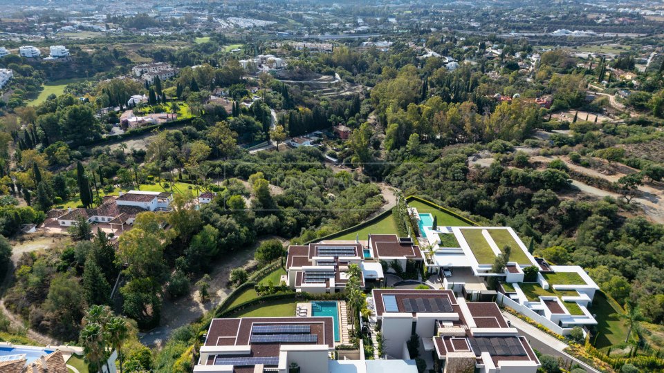 Benahavis, Villa con impresionantes vistas al mar en urbanización cerrada en La Quinta