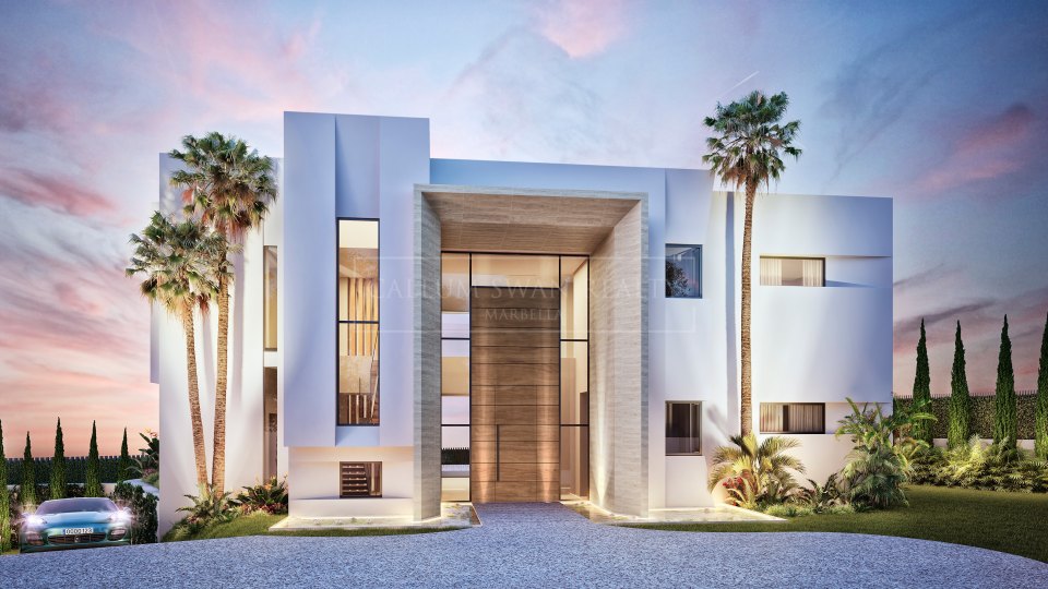 Marbella, Contemporary villa in a new gated complex