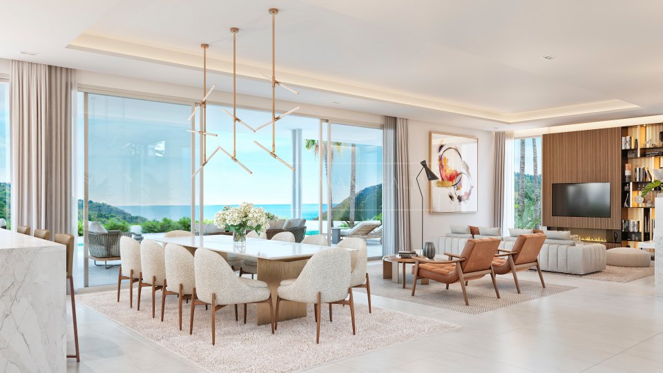 Marbella, Contemporary villa in a new gated complex