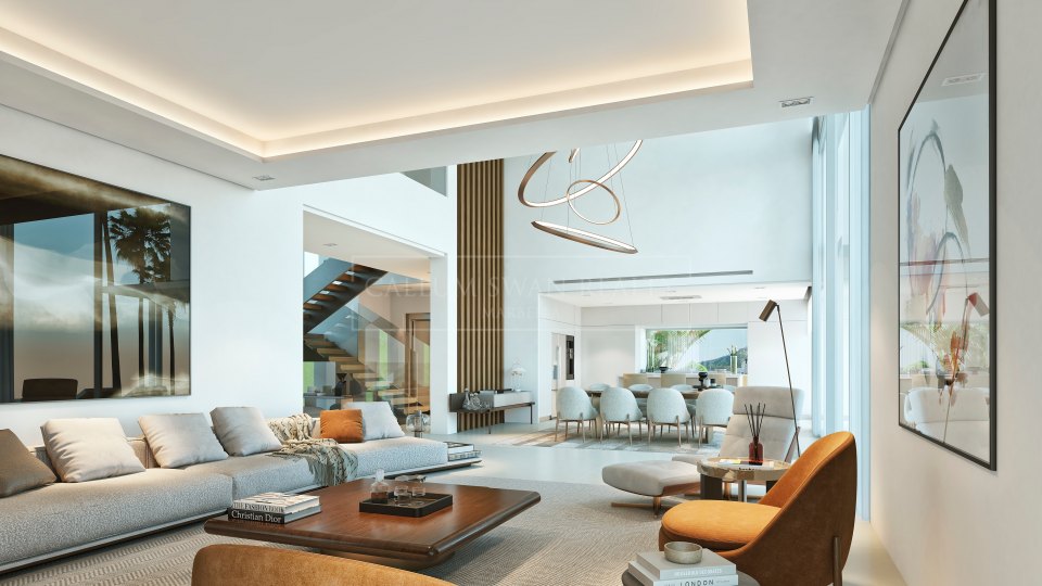 Marbella, Contemporary villa in a new gated complex