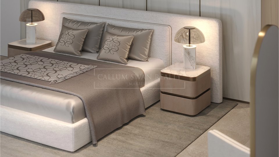 Marbella Golden Mile, Villa de lujo en una comunidad cerrada en la Milla de Oro