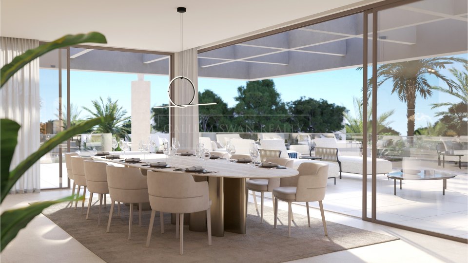Marbella Golden Mile, Villa de lujo en una comunidad cerrada en la Milla de Oro