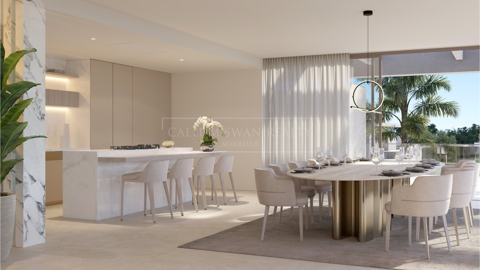 Marbella Golden Mile, Villa de lujo en una comunidad cerrada en la Milla de Oro