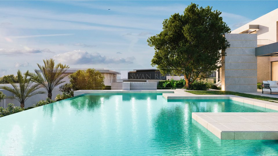 Marbella Golden Mile, Villa de lujo en una comunidad cerrada en la Milla de Oro
