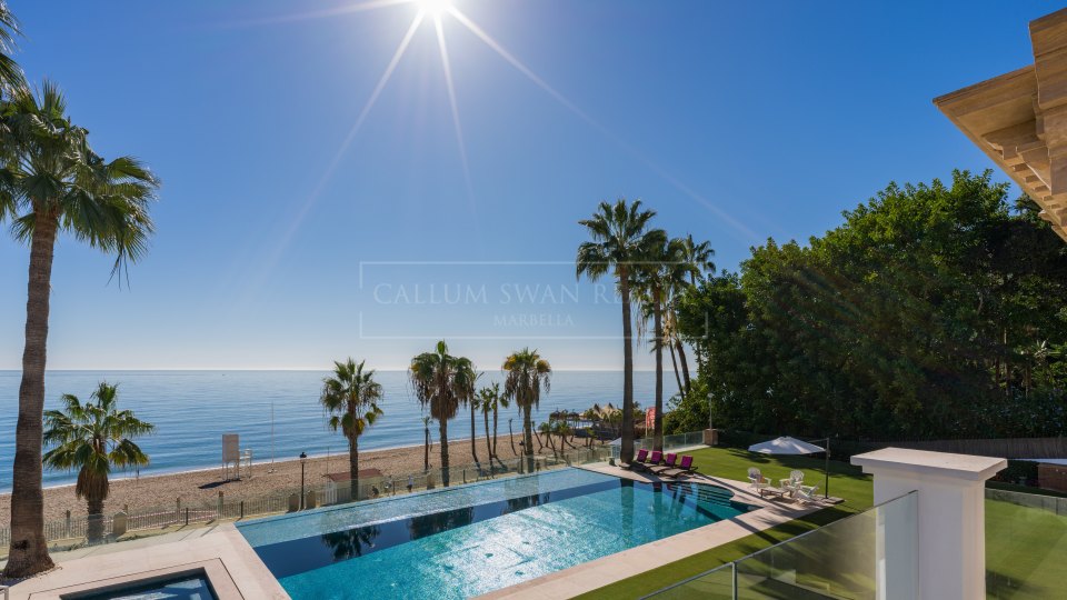 Marbella Golden Mile, Impresionante mansion en primera línea de playa en el Marbella Club