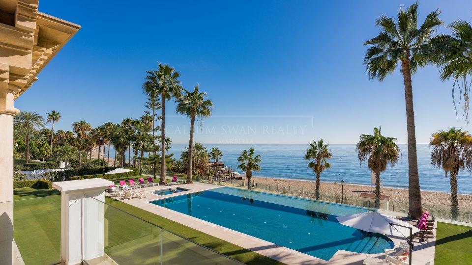 Marbella Golden Mile, Impresionante mansion en primera línea de playa en el Marbella Club