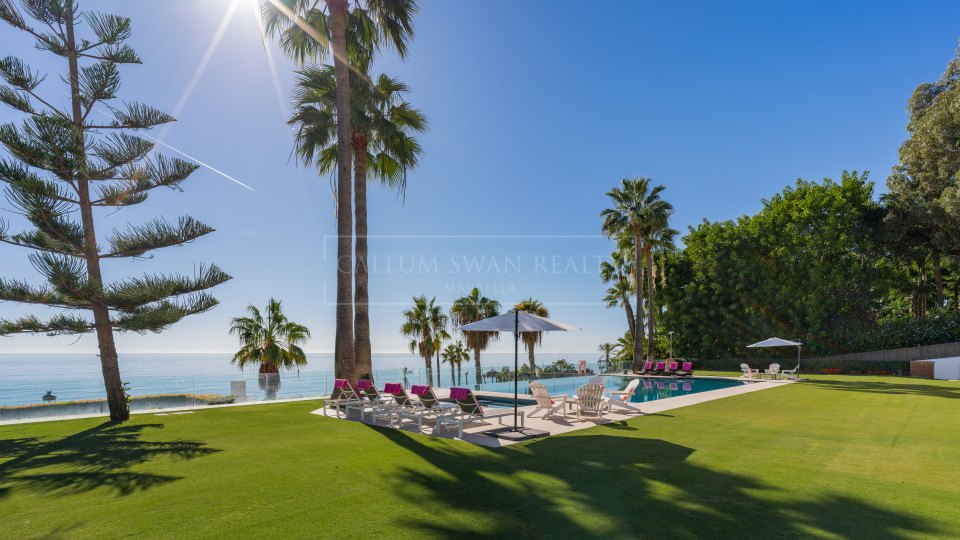 Marbella Golden Mile, Impresionante mansion en primera línea de playa en el Marbella Club