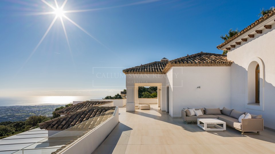 Benahavis, Villa de lujo con vistas panorámicas al mar en La Zagaleta, Marbella