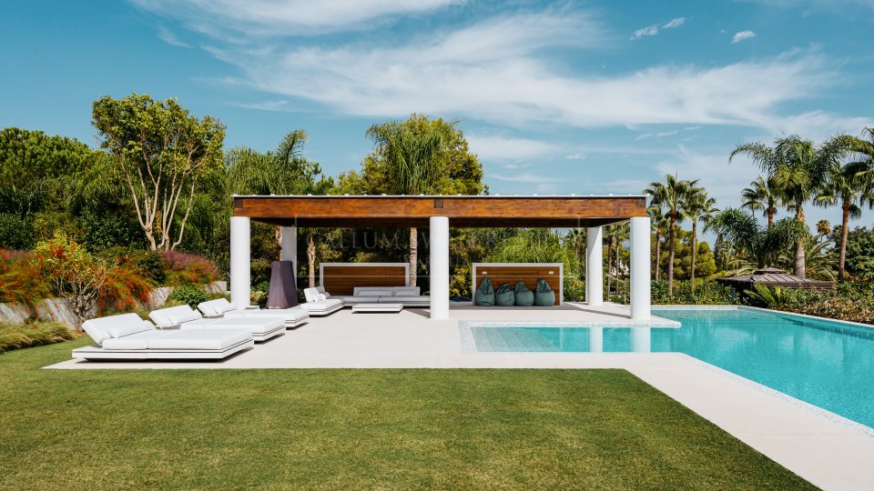 Marbella Golden Mile, Sierra Blanca, impresionante villa contemporánea en venta
