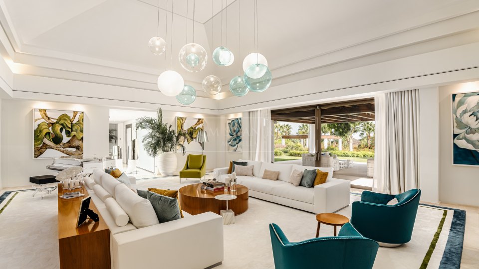 Marbella Golden Mile, Sierra Blanca, impresionante villa contemporánea en venta