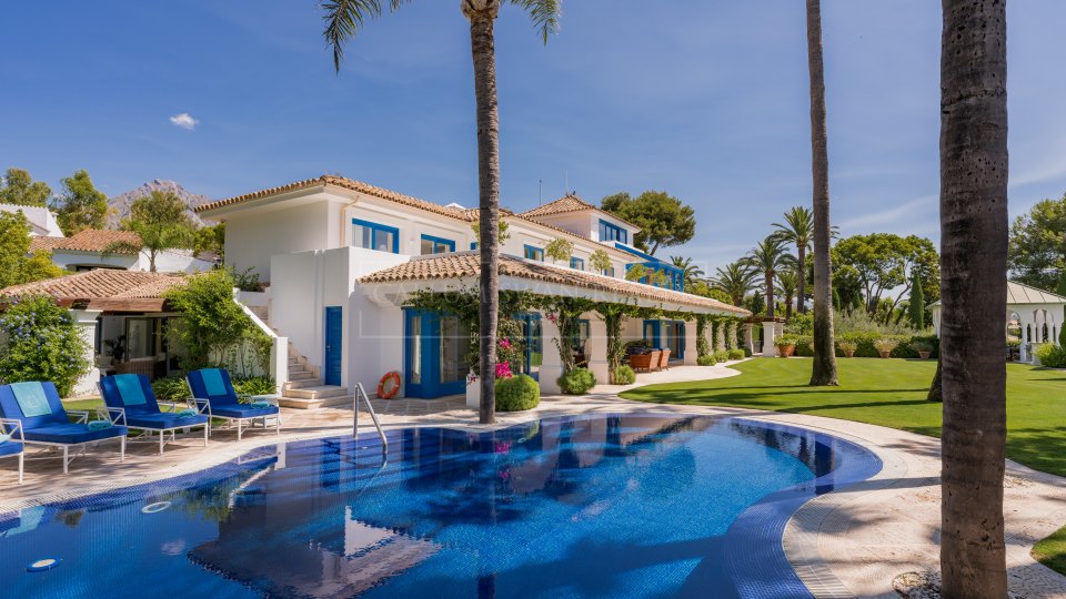 Marbella Golden Mile, Villa de lujo muy exclusiva en Marbella Club