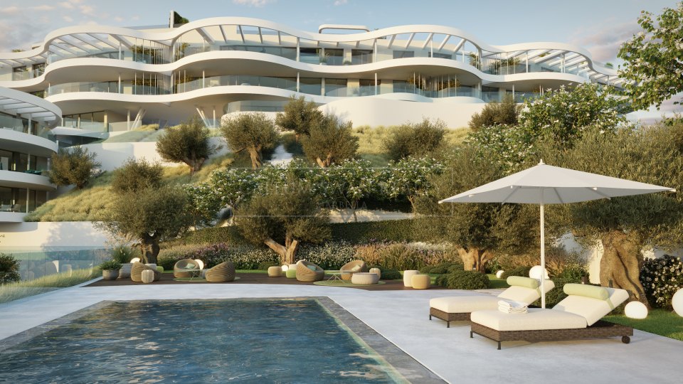 Benahavis, Appartement magnifique dans un nouveau complexe avec une vue imprenable sur la mer