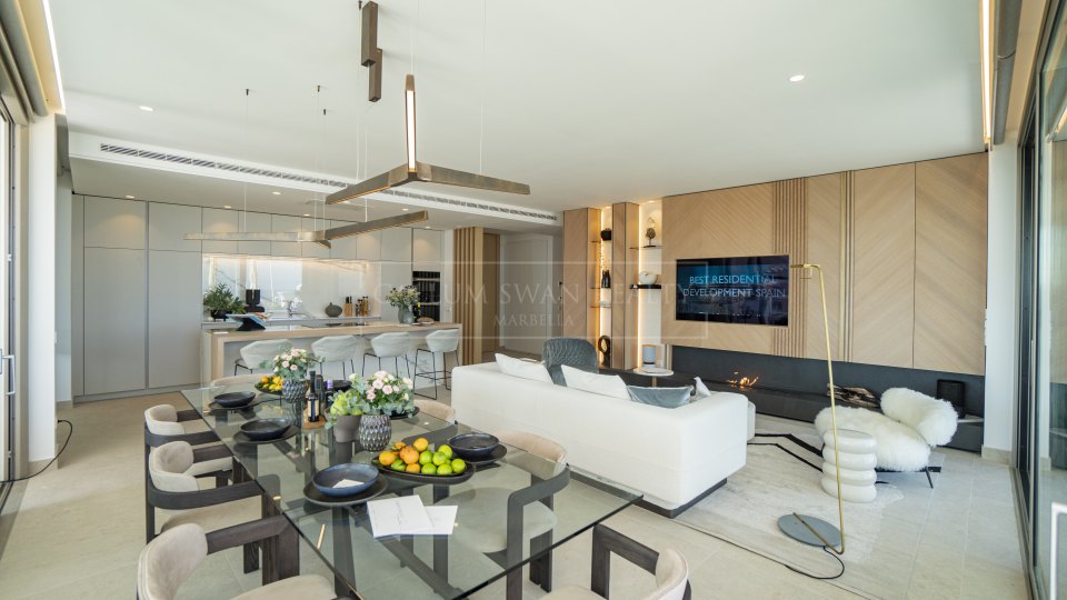 Benahavis, Appartement magnifique dans un nouveau complexe avec une vue imprenable sur la mer
