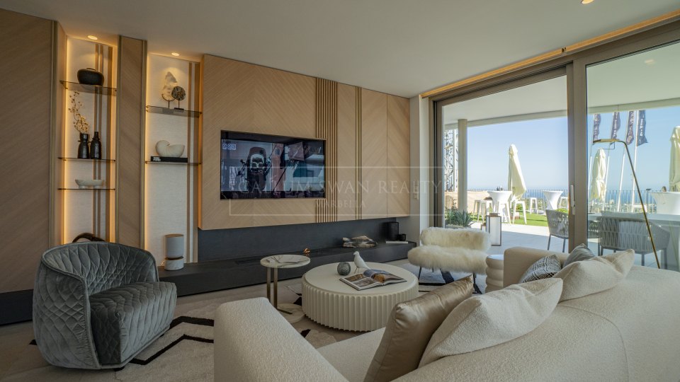 Benahavis, Appartement magnifique dans un nouveau complexe avec une vue imprenable sur la mer