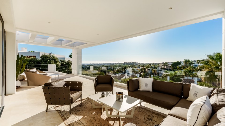 Nueva Andalucia, Villa contemporaine avec vue sur la mer à Nueva Andalucía