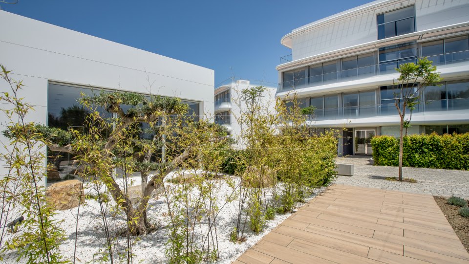 Estepona, Penthouse en bord de mer à Estepona avec une vue imprenable sur la mer