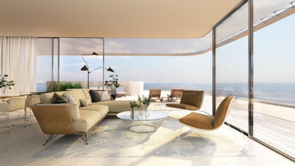 Estepona, Penthouse en bord de mer à Estepona avec une vue imprenable sur la mer