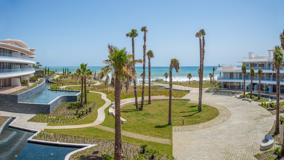 Estepona, Penthouse en bord de mer à Estepona avec une vue imprenable sur la mer