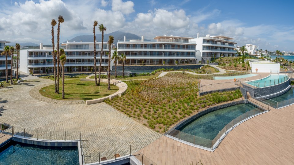 Estepona, Penthouse en bord de mer à Estepona avec une vue imprenable sur la mer