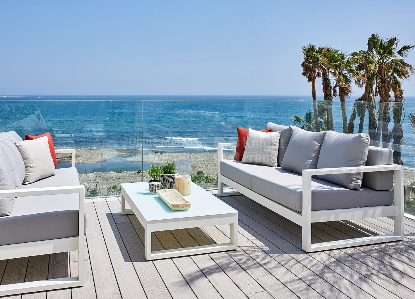 Estepona Playa, Frontline Beach Complex of Townhouses