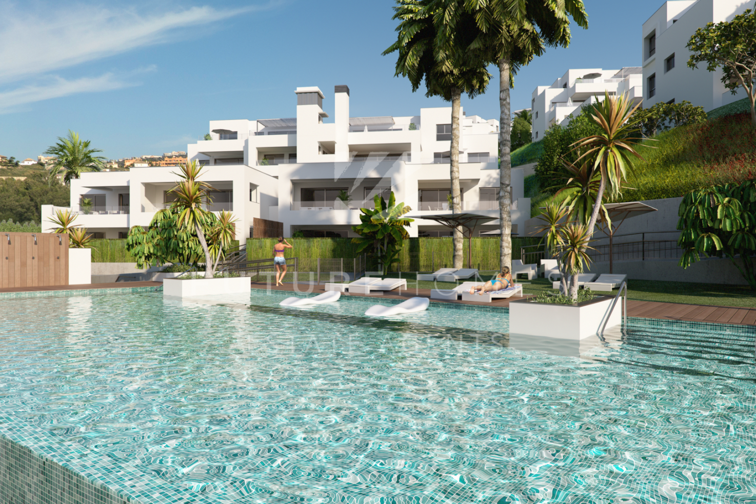 Super new development in Casares Costa across the beach!