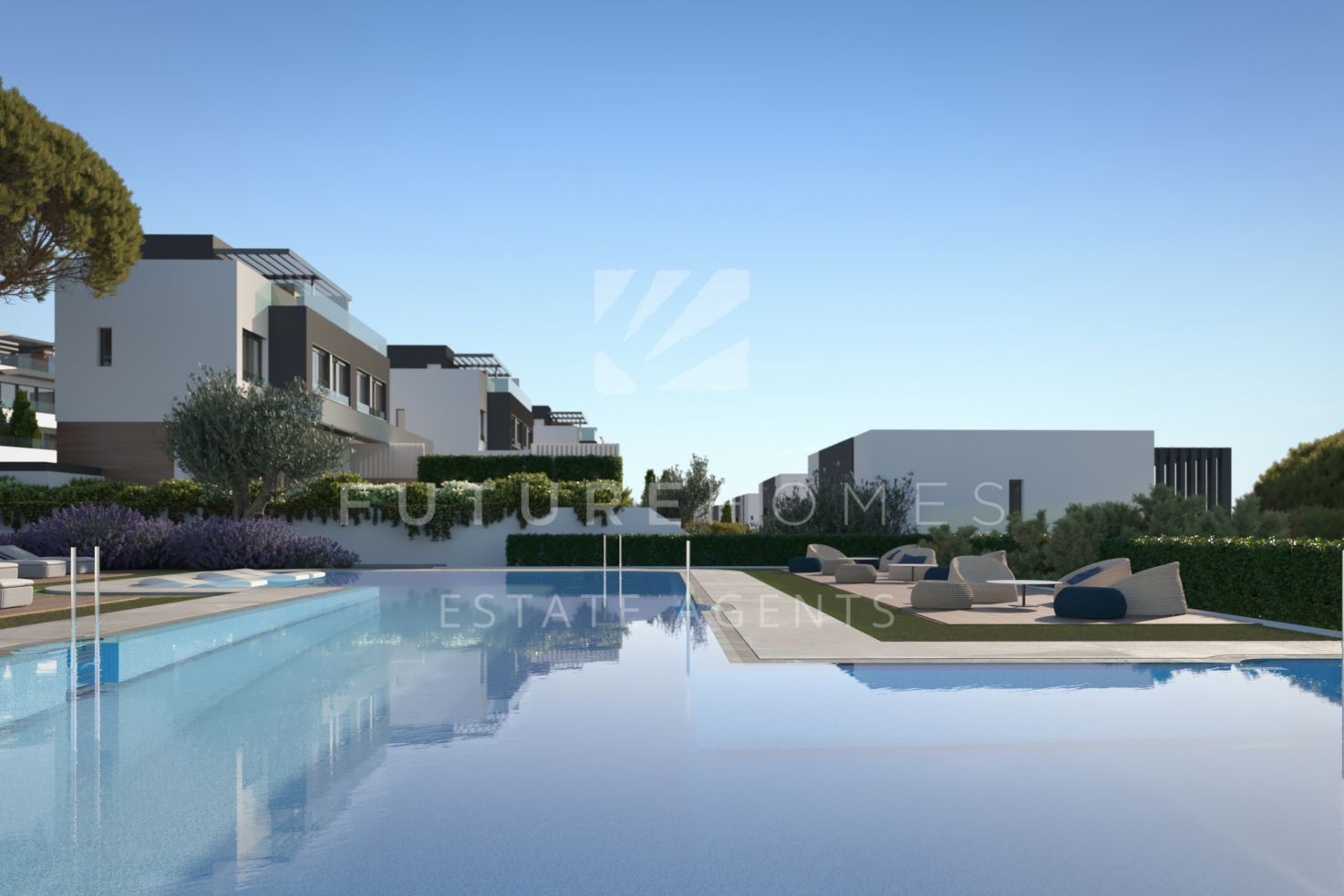 50 Front Line Golf semi-detached villas. Located next to the Atalaya Golf Country Club