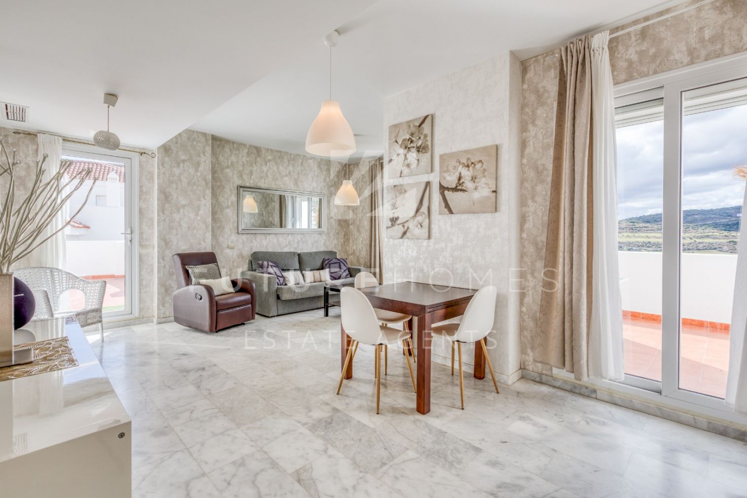 Frontline golf penthouse in Valle Romano with large terrace