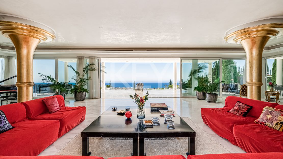 Villa Belair: a majestic Villa with panoramic sea views in Golden Mile, Marbella