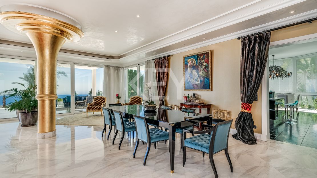Villa Belair: a majestic Villa with panoramic sea views in Golden Mile, Marbella