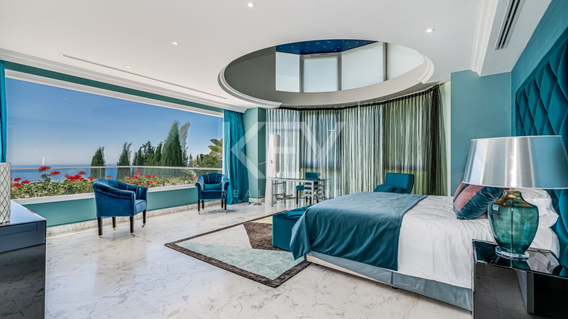 Villa Belair: a majestic Villa with panoramic sea views in Golden Mile, Marbella