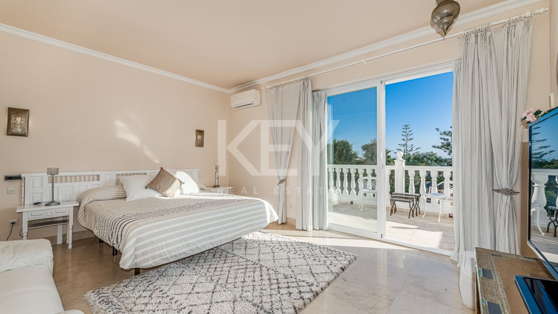 Villa The Charm: front line beach luxury for short-term rent in Guadalmina Baja, San Pedro
