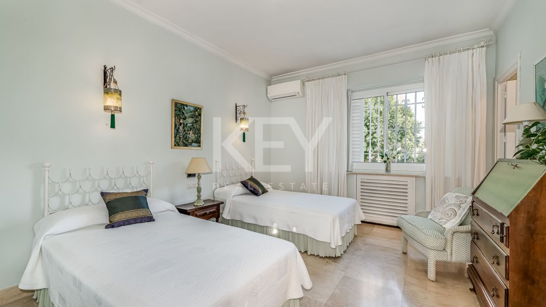 Villa The Charm: front line beach luxury for short-term rent in Guadalmina Baja, San Pedro