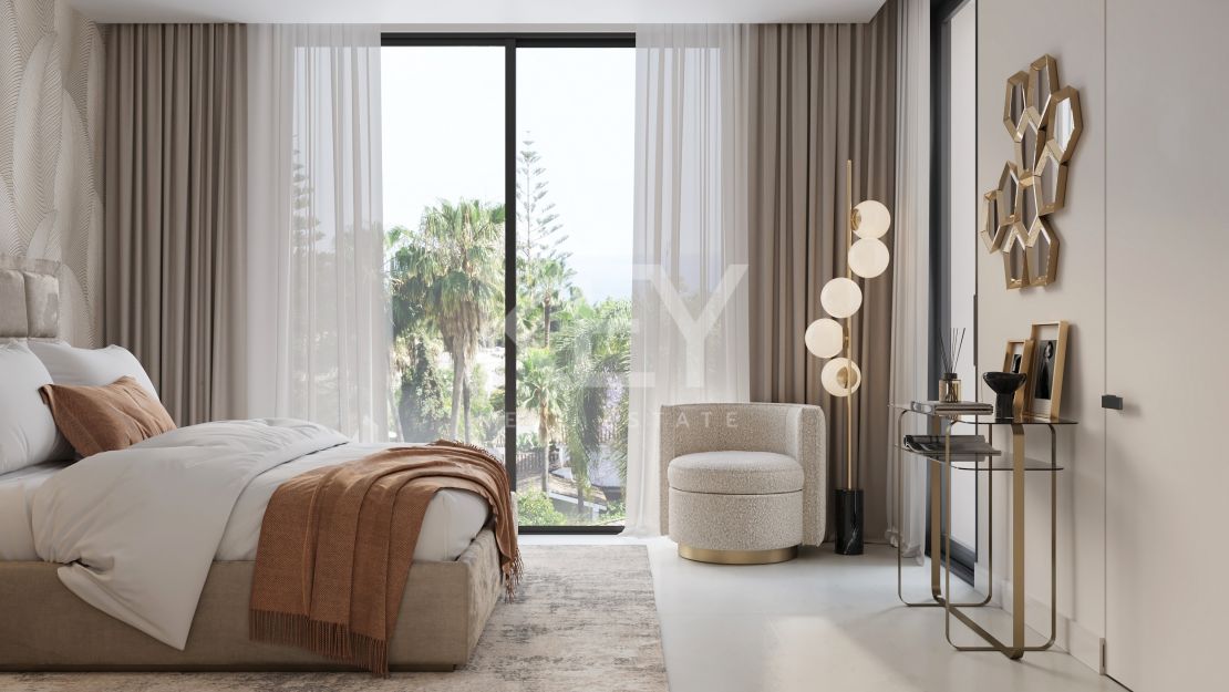 Villa moderna de lujo cerca de la playa en el este de Marbella