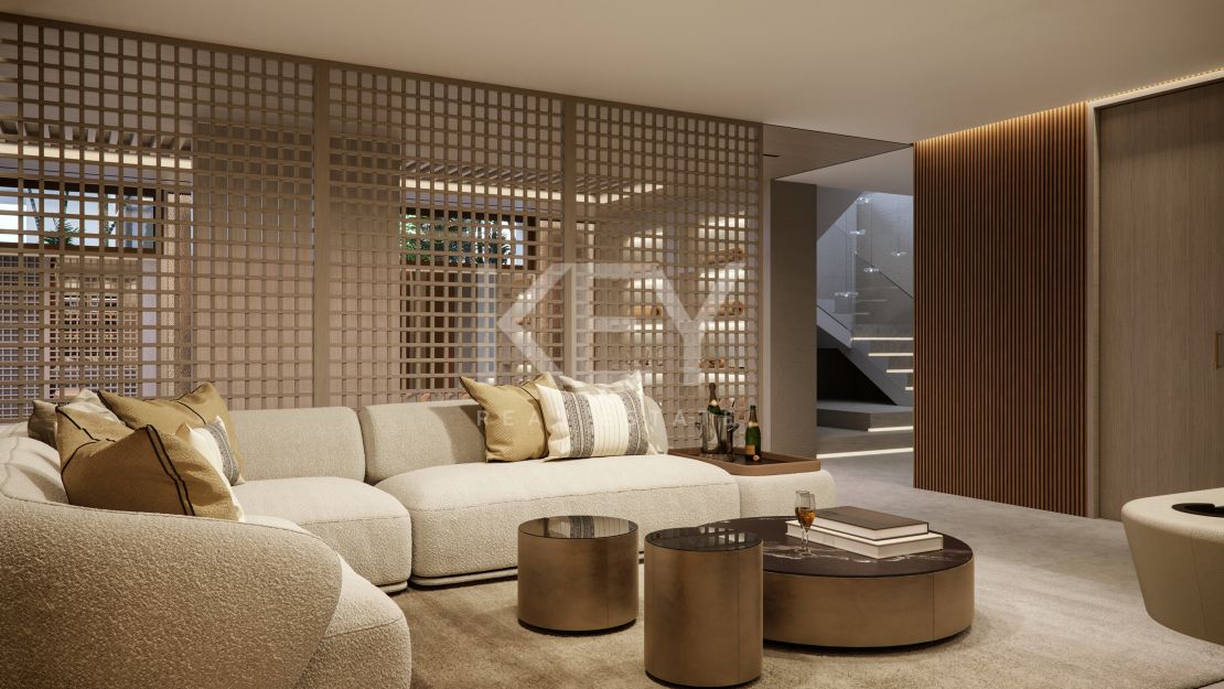 Exclusiva villa boutique con piscina infinita y solárium en Nueva Andalucía, Marbella