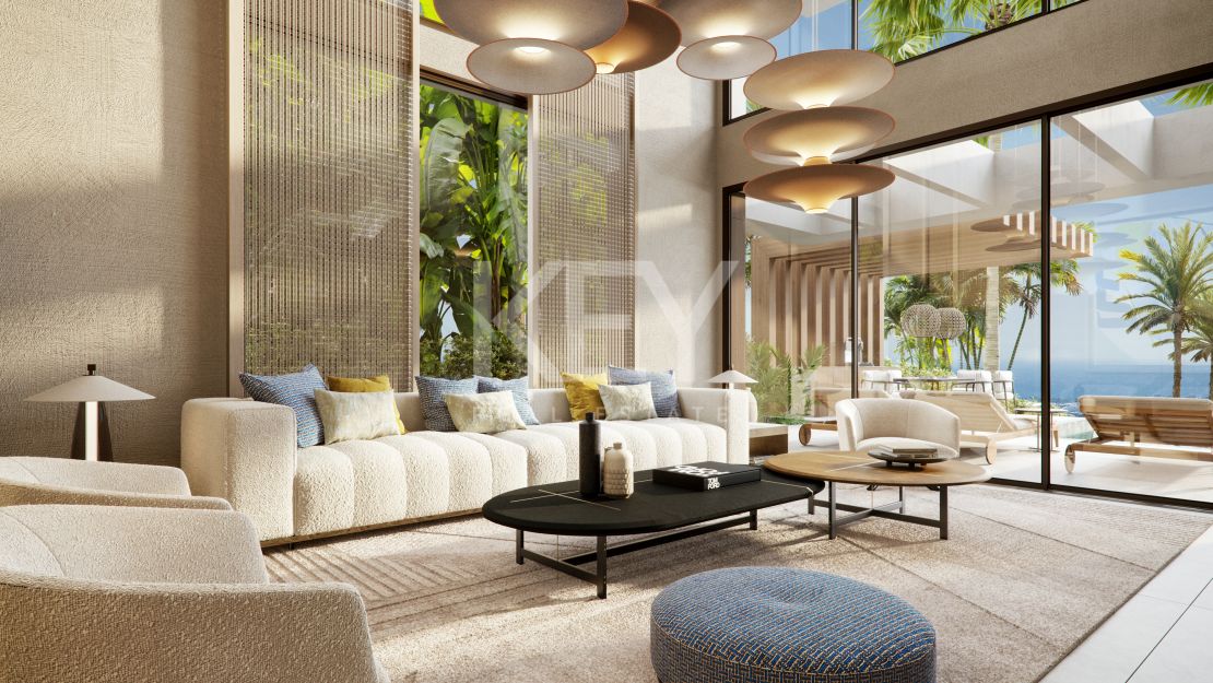 Exclusiva villa boutique con piscina infinita y solárium en Nueva Andalucía, Marbella