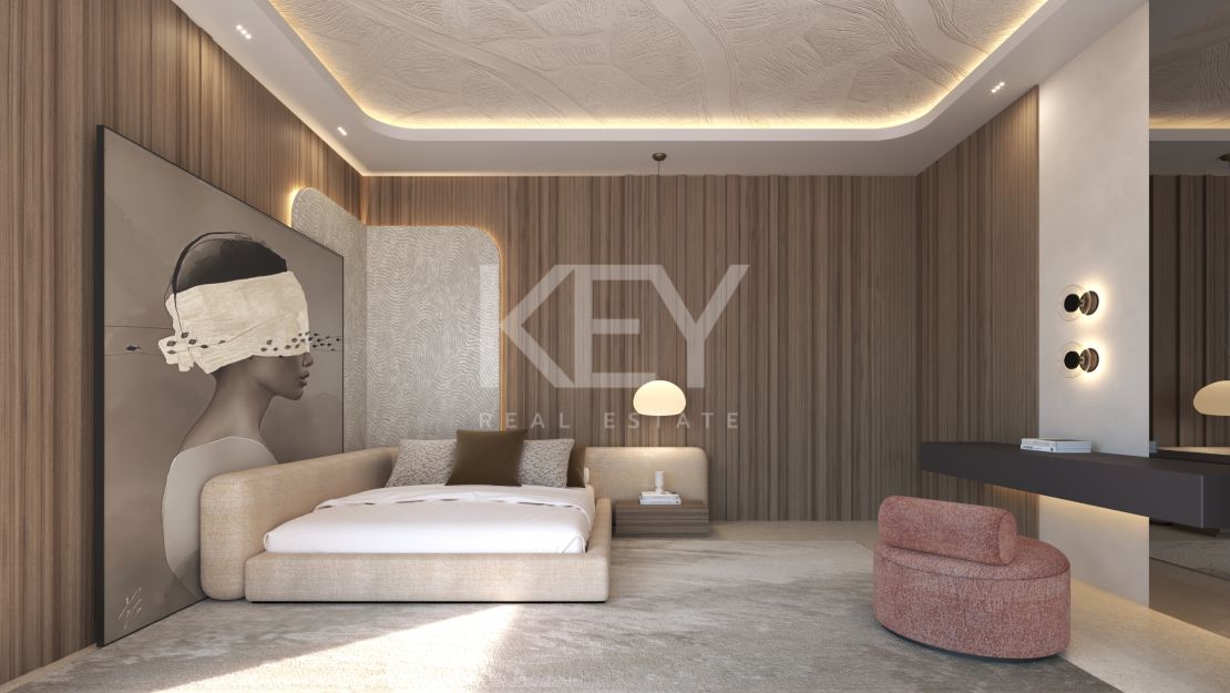 A masterpiece of modern design villa with infinity pool and panoramic sea views in Marbella Golden Mile