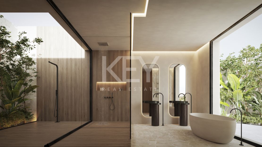 A masterpiece of modern design villa with infinity pool and panoramic sea views in Marbella Golden Mile
