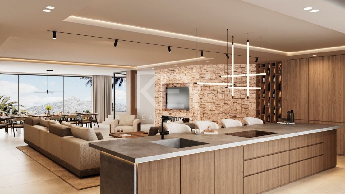 Exclusive villa project with panoramic views in Nueva Andalucía's Golf Valley