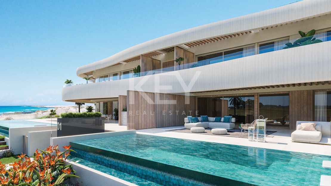 Luxurious penthouse located on the beachfront in Las Chapas, Marbella