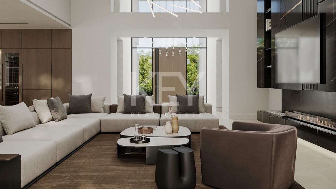 Modern style mansion project with acclaimed Marbella´s arquitects in Rocio de Nagueles, Marbella