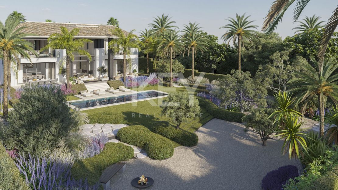 Modern style mansion project with acclaimed Marbella´s arquitects in Rocio de Nagueles, Marbella