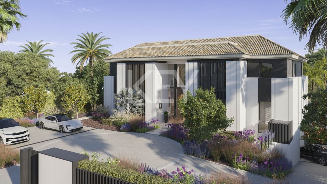 Modern style mansion project with acclaimed Marbella´s arquitects in Rocio de Nagueles, Marbella