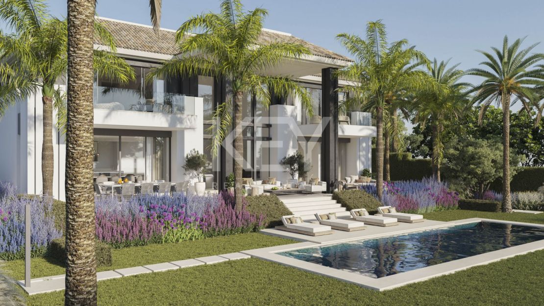 Modern style mansion project with acclaimed Marbella´s arquitects in Rocio de Nagueles, Marbella